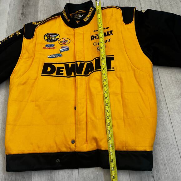 Chase Authentics Mens Matt Kenseth DeWalt Racing NASCAR Jacket Size L (B) - Picture 5 of 8